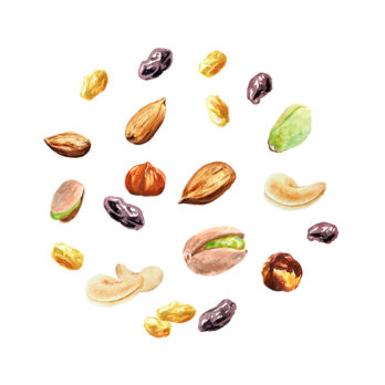 Mélange fruits secs